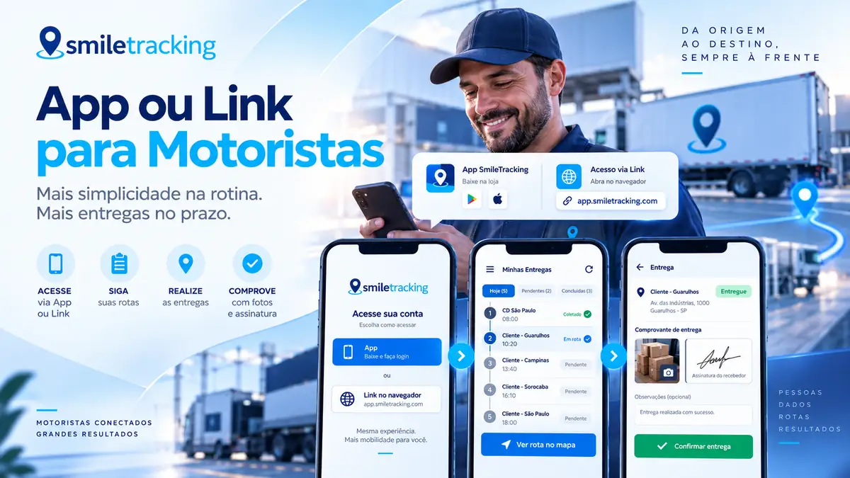 App ou link para motoristas