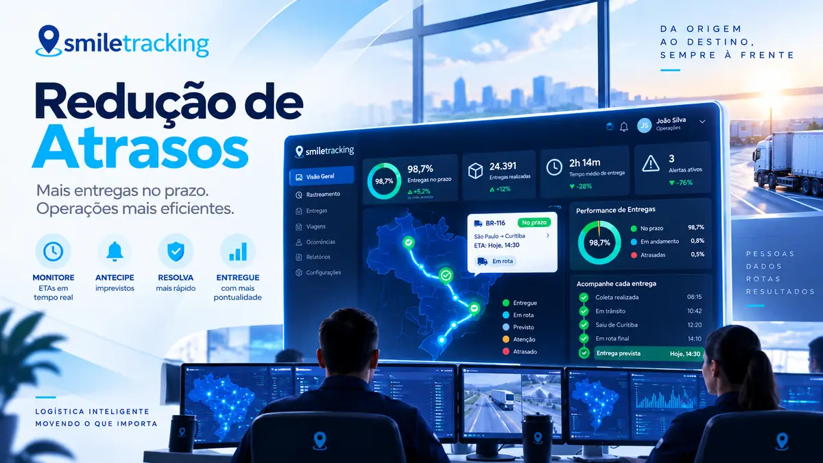 Redução de atrasos nas entregas