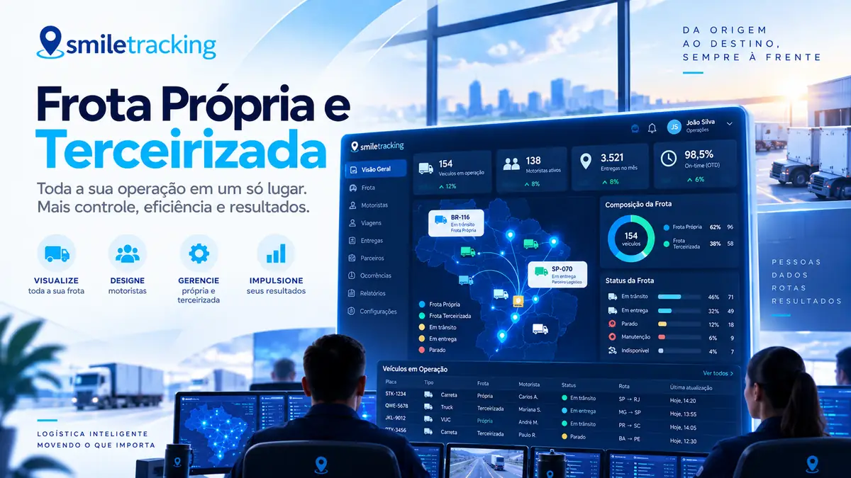Gestão de frota própria e terceirizada