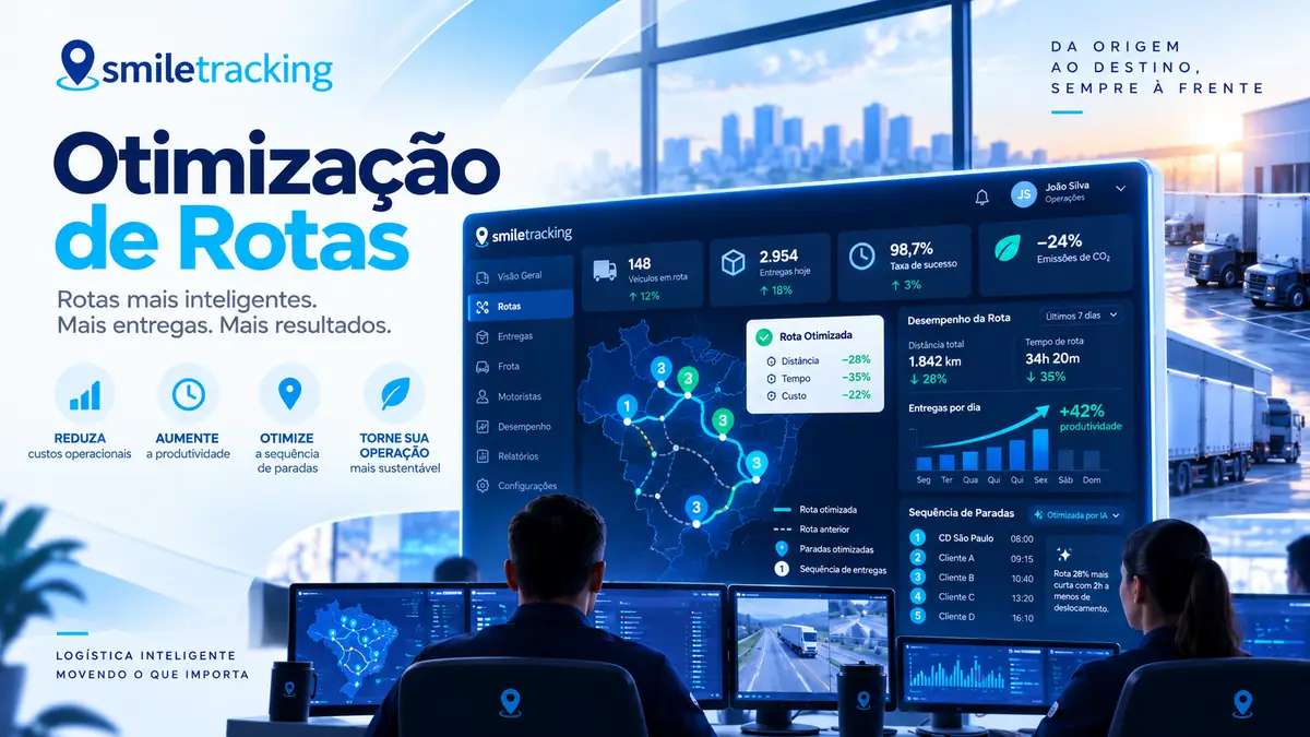 Otimização de rotas e produtividade da frota