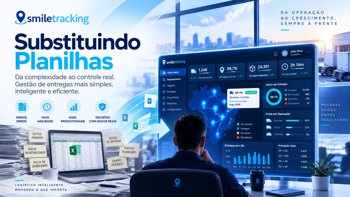 Substituição de planilhas na gestão de entregas